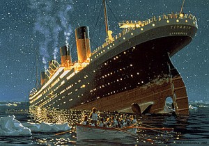 Titanic Sinking by Ken Maschall T1982c