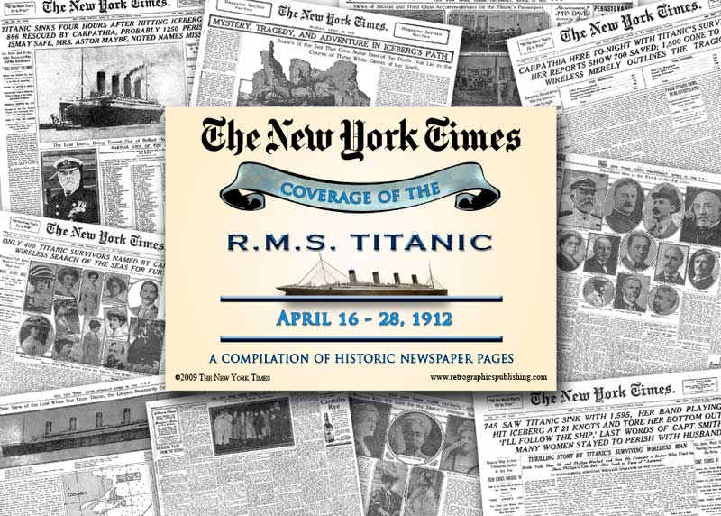 1912 TITANIC Newspaper Daily Graphic Vintage Retro Rare Disaster Magazine Report 