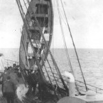 Titanic Lifeboat Being Drained