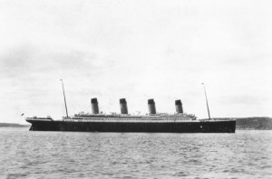 Titanic Arriving in Queenstown