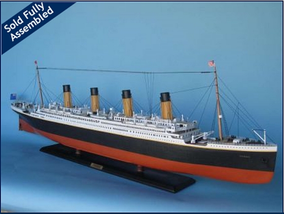 Sinking Titanic Toy Ship