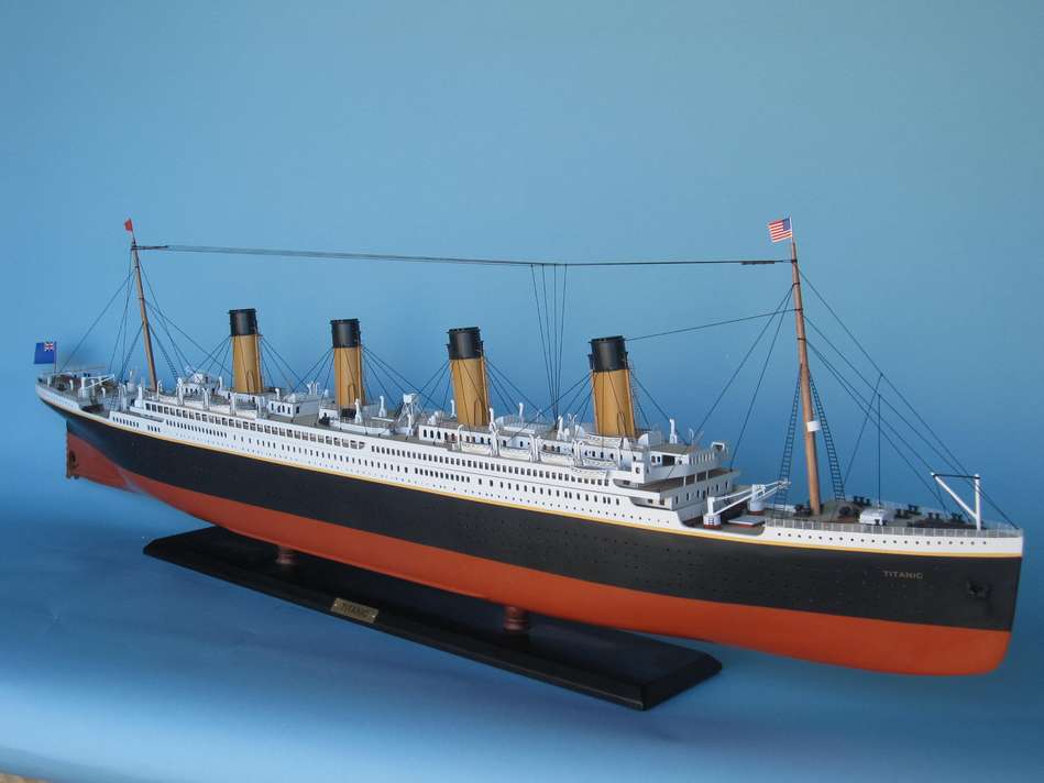 Rms Titanic Model W Lights Limited Edition 50 Assembled
