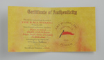 titanic coin certificate