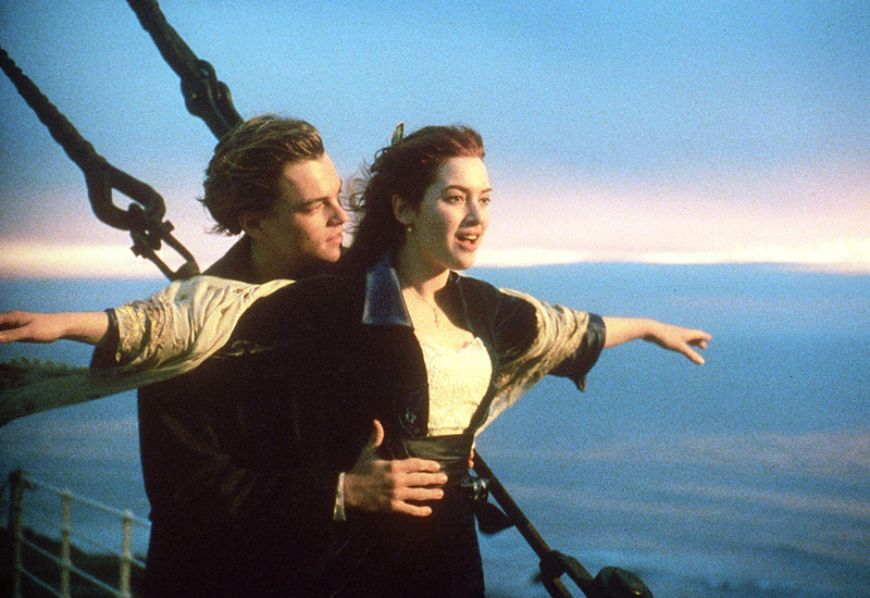 Scene from 1997's Titanic movie