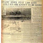 Titanic Article Contained in The World publication