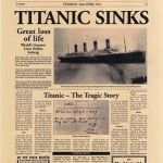 Titanic Sinks Poster