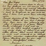 Letter from Titanic Fifth Officer Lowe
