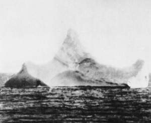 Titanic History - The Iceberg? An iceberg located very close.