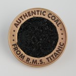 titanic coal coin - front view