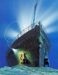 Titanic Dive Expedition - Titanic by Ken Marschall T1987a