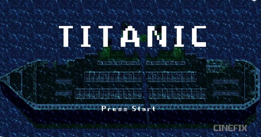 A Funny Look at the Titanic Movie In 8- Bit Cinema | Titanic Universe