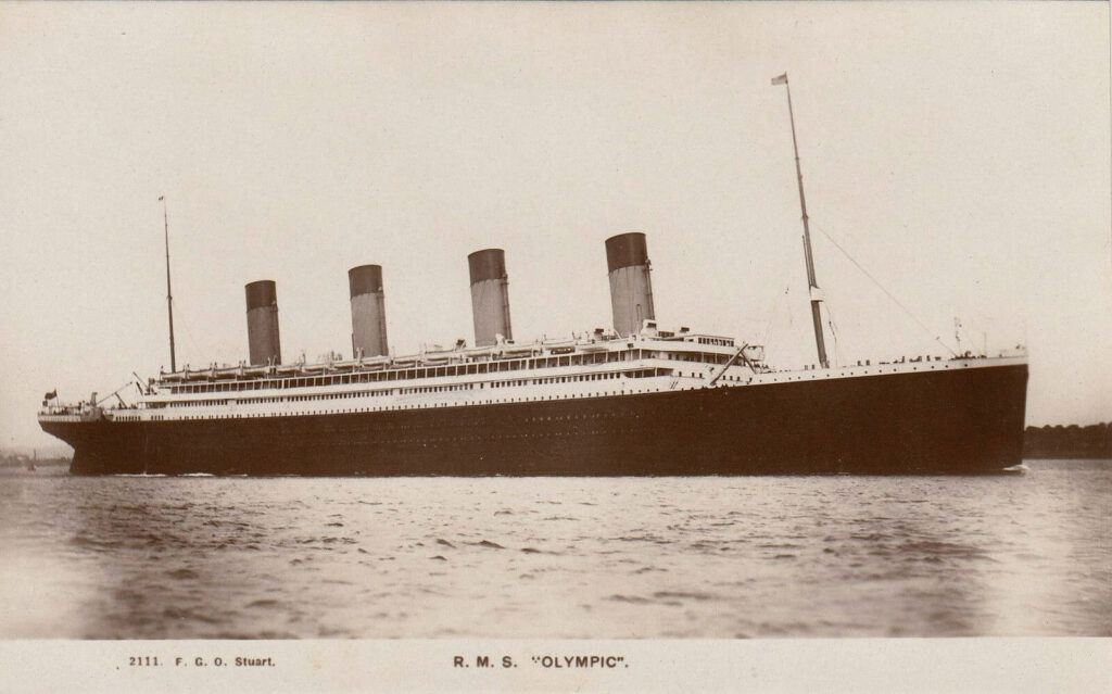 RMS Olympic Photographed By F. G. O. Stuart.