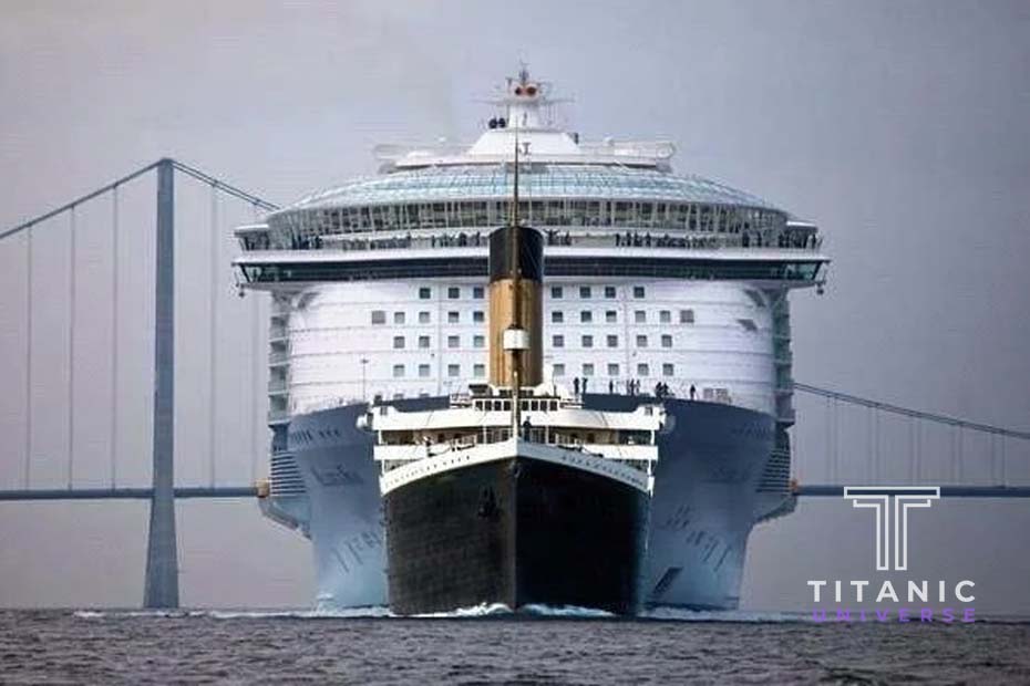 Titanic Vs Cruise Ship Size Comparison